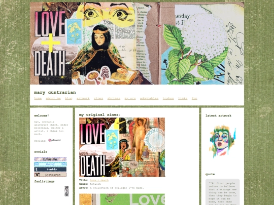 zines screenshot