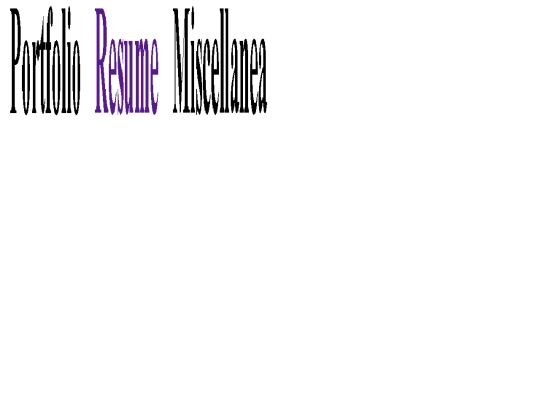 Resume screenshot