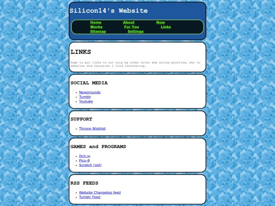 links screenshot