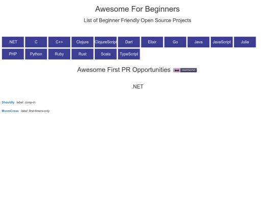 OpenSourceProject/dotNet screenshot