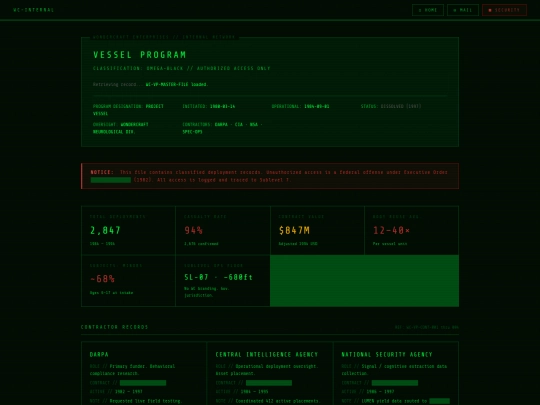 vessel-program screenshot