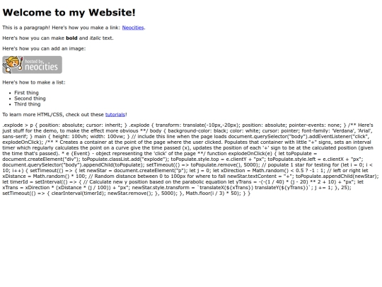 index screenshot