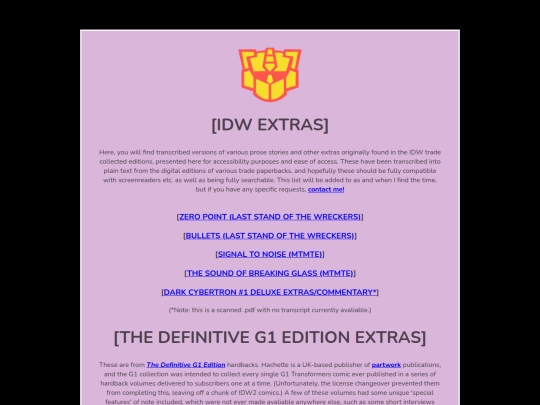 extras screenshot