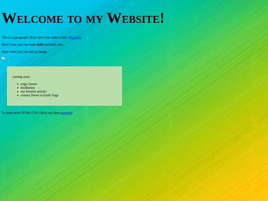 test-page screenshot