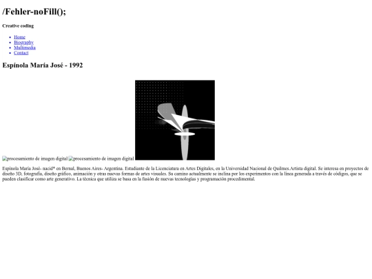 biography screenshot