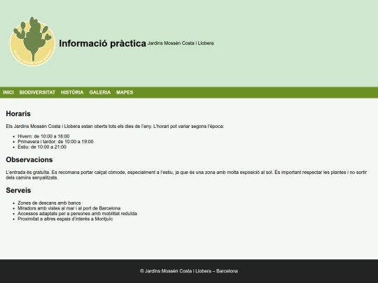 Info screenshot