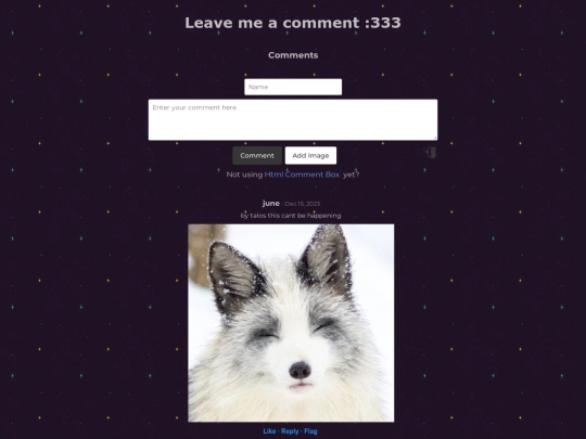 comments screenshot