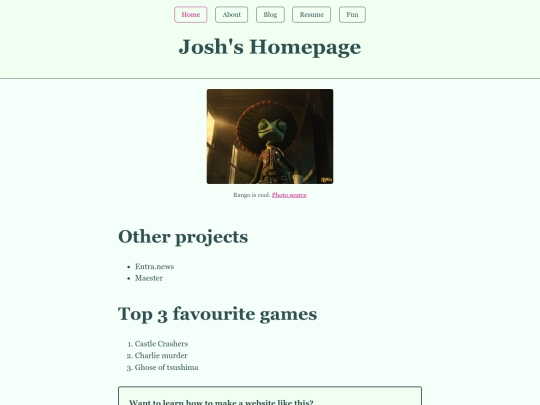index screenshot