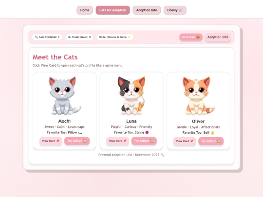 cats screenshot