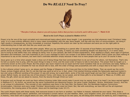Prayer screenshot