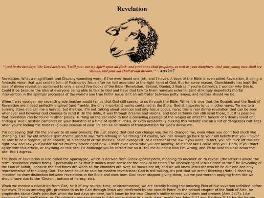 Revelation screenshot