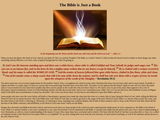 TheBibleisJustaBook screenshot