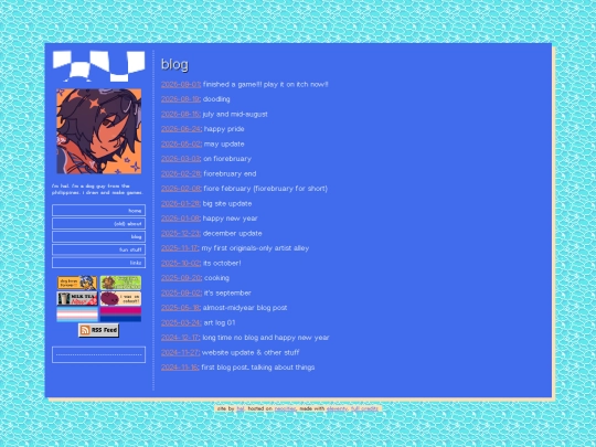 blog screenshot