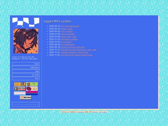 blog/tagged/life update screenshot