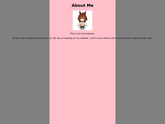 aboutme screenshot