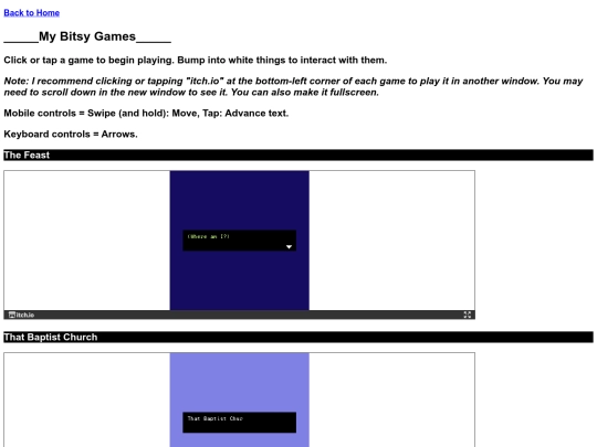 bitsy screenshot