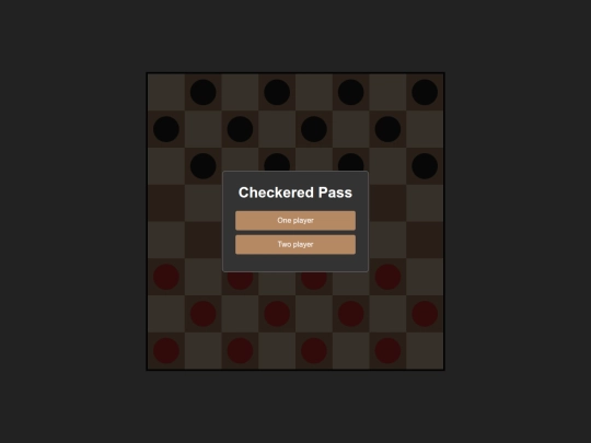 checkeredPass screenshot