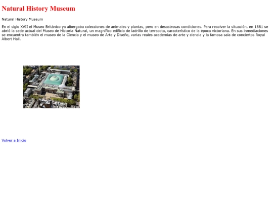 naturalHistoryMuseum screenshot