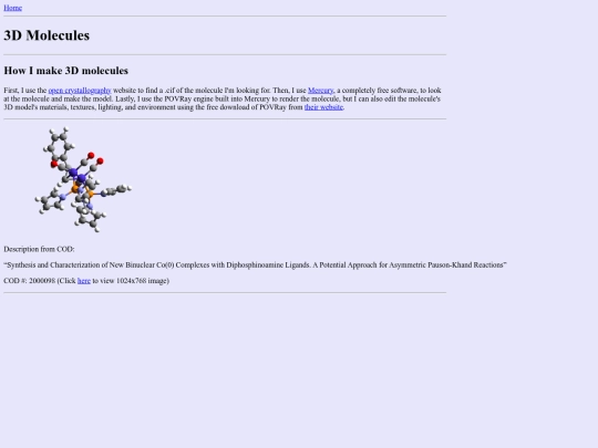 molecules screenshot