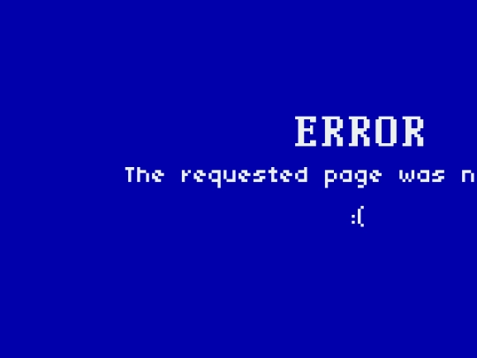 not_found screenshot