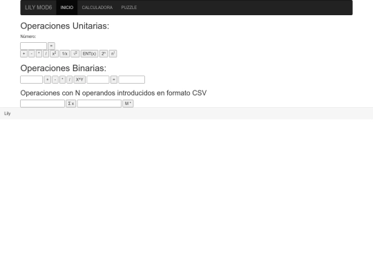 TarMod6/calcLily6 screenshot