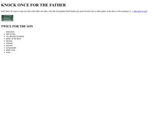 index screenshot
