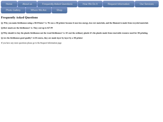FAQ screenshot