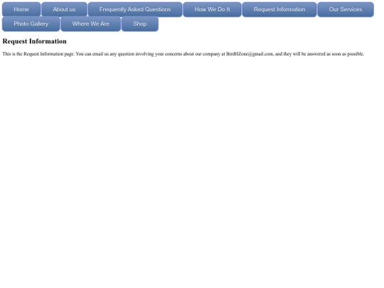 requestinfo screenshot