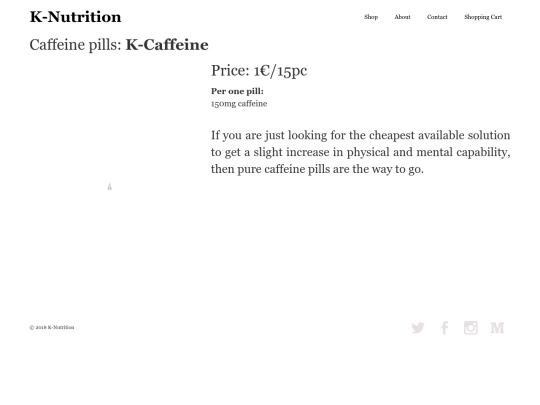 caffeine screenshot