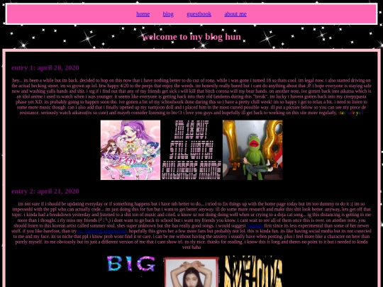 blog screenshot