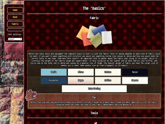 Sewing/basic screenshot