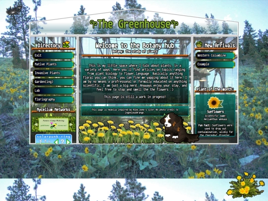 botany screenshot