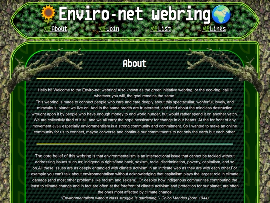 webring screenshot