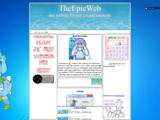 maintenence screenshot