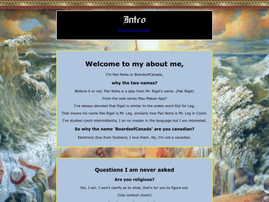 aboutme/aboutme screenshot