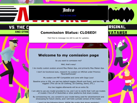 actualcomms/thecomissions screenshot