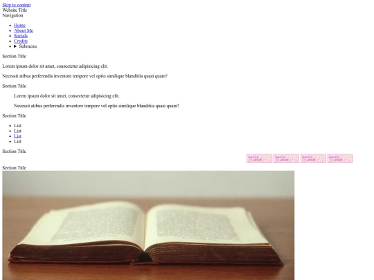 About/AboutMe screenshot