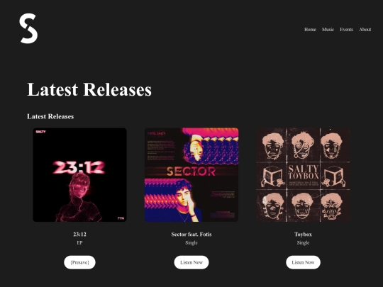 music screenshot