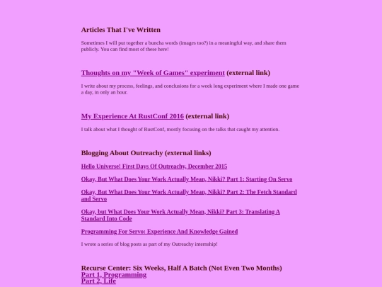 articles screenshot