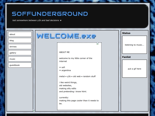 music-blog screenshot