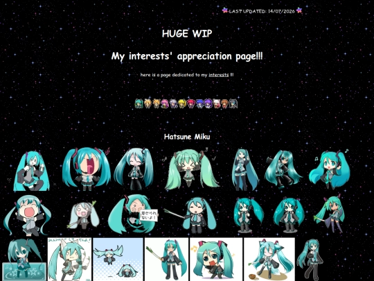 interests screenshot