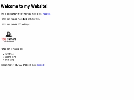 index screenshot
