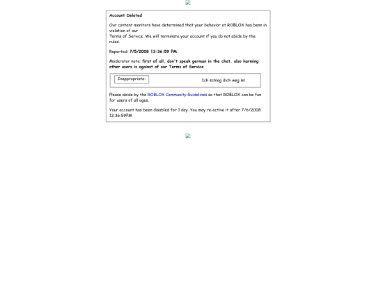 banned screenshot