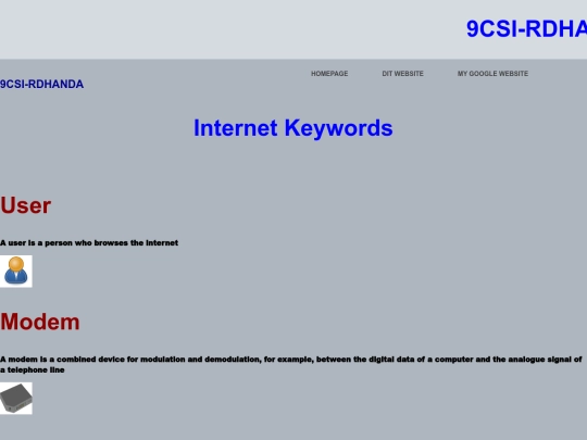 index screenshot