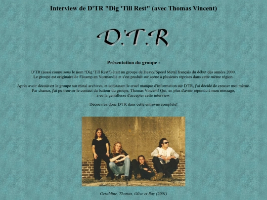 DTR screenshot