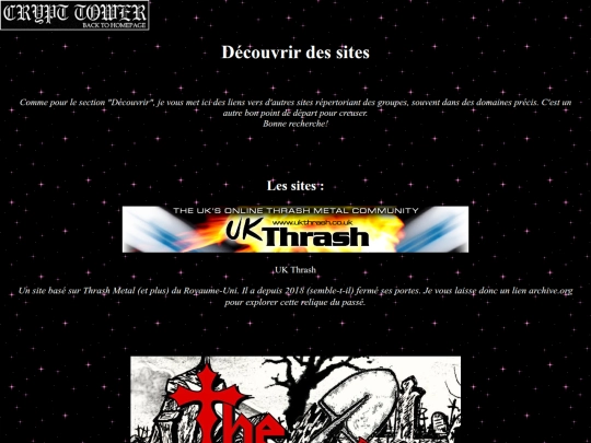 Sites screenshot