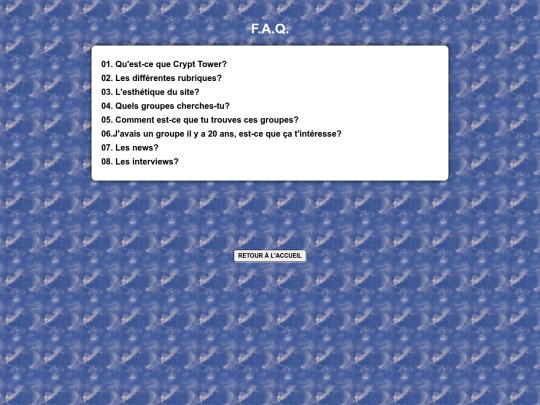 faq screenshot