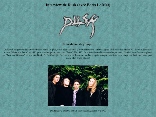interviews/Dusk/Dusk screenshot