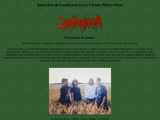 interviews/Lombricor/Lombricor screenshot