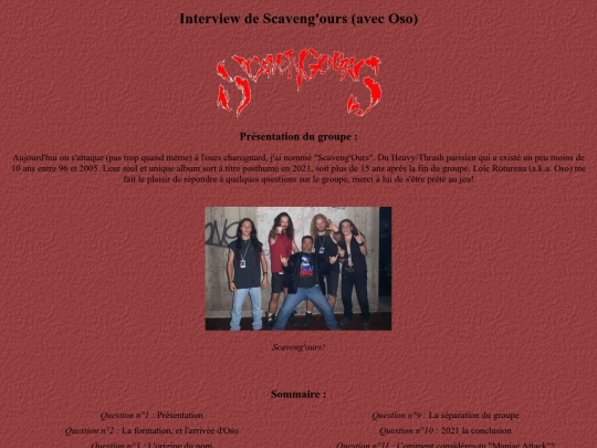 interviews/Scaveng'ours/scavengours screenshot